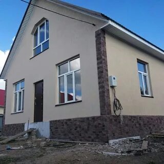 Мокрый фасад частных домов