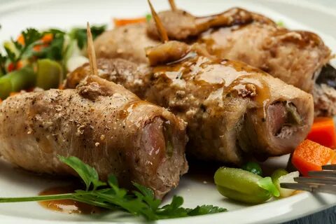 Рулетики из мяса