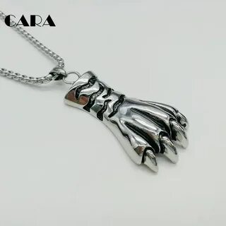 Подвеска лапка серебро