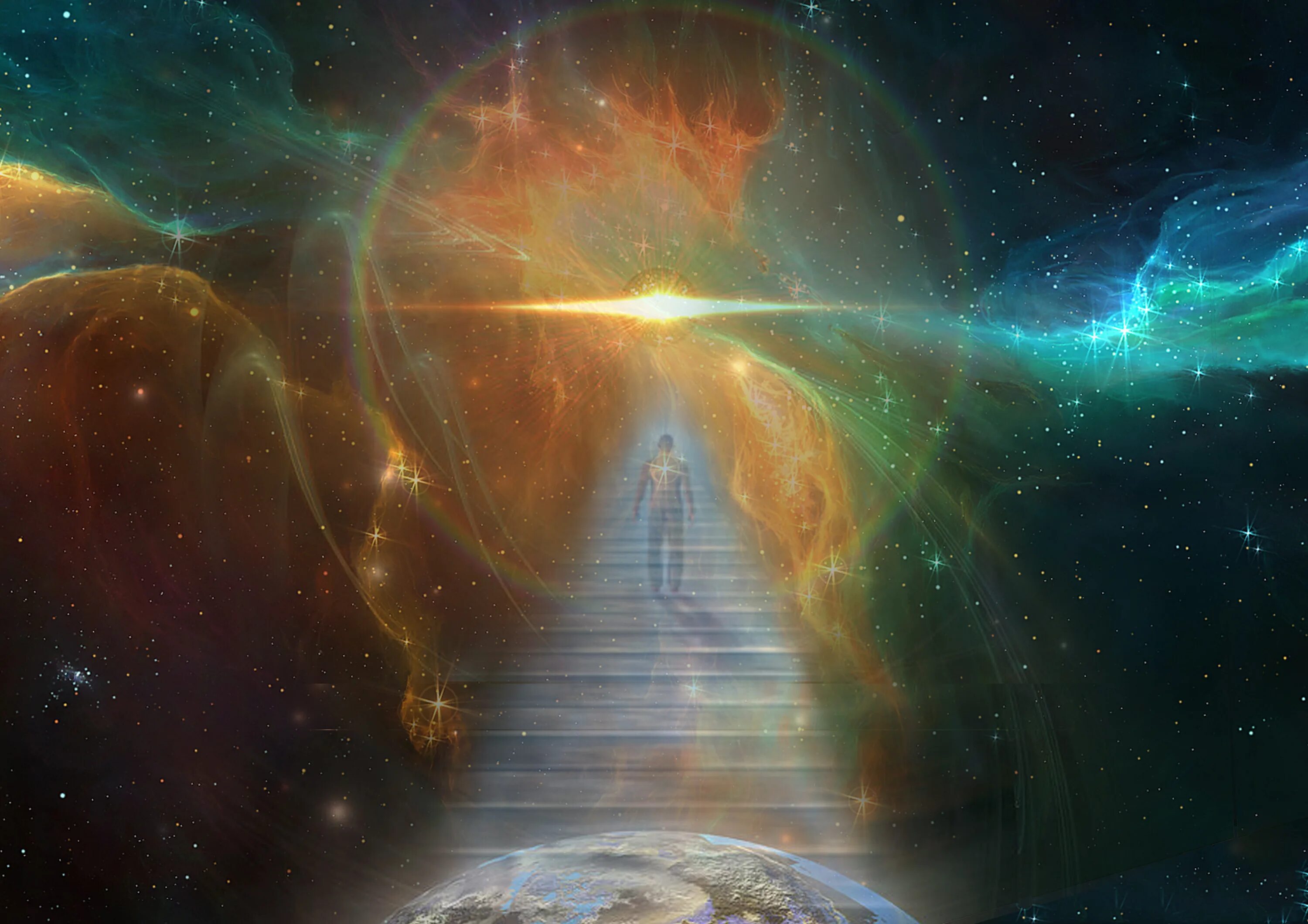 Пространство воздух свет. Космос Духовность. Путь эзотерика. Сознание космос. Связь со Вселенной.