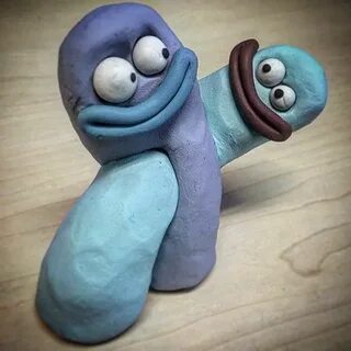 Лепят страшных монстров