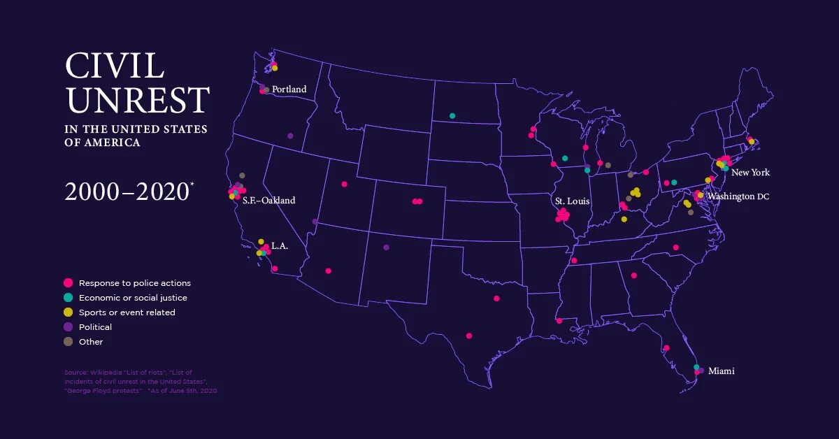 Сша 2000 2025. Civil unrest usa map. riot civil unrest 2025. вашингтон 2000-2025.