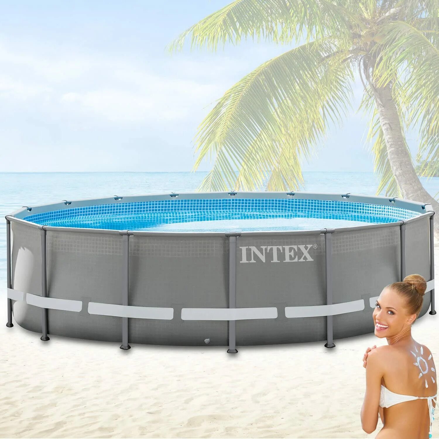 Как собрать бассейн intex круглый. Бассейн интекс каркасный 366х122см. бассейн каркасный intex 366х122. интекс 26330. бассейн интекс 549х132.
