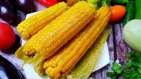 Вкусная вареная кукуруза