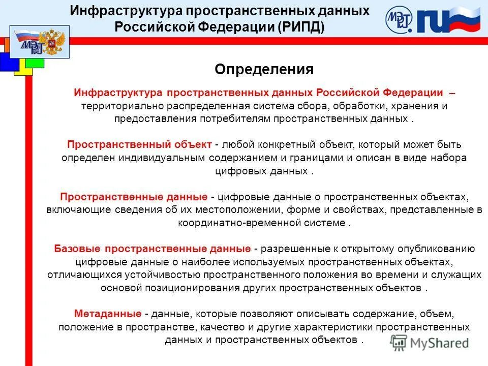 Пространственные данные определение