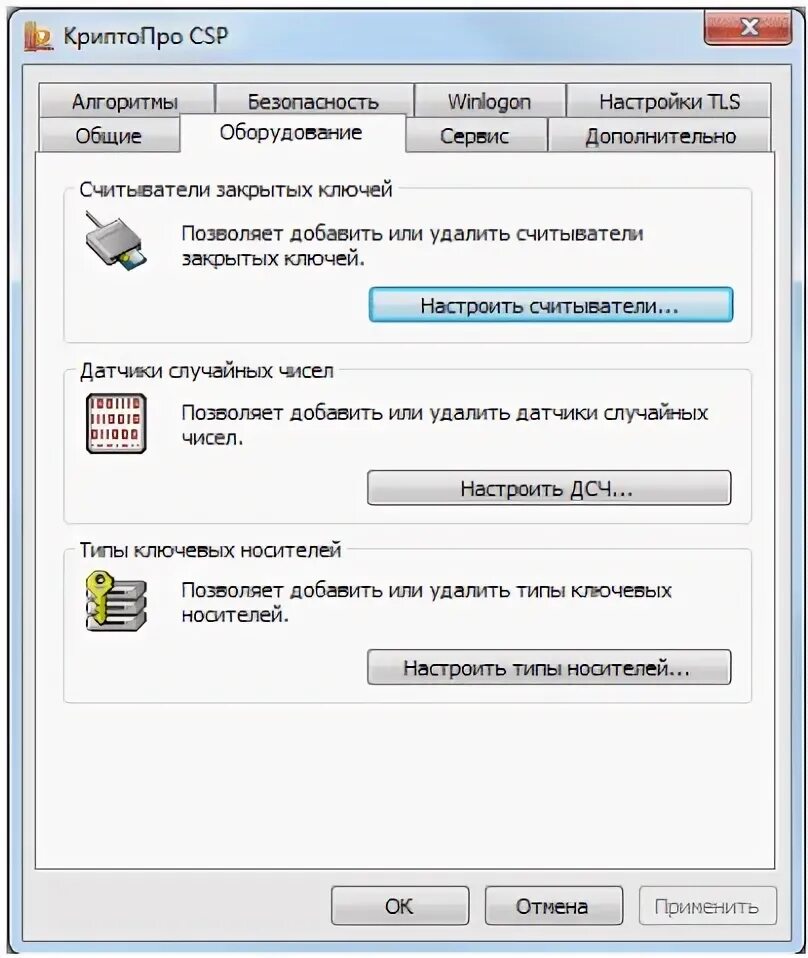Считыватели криптопро