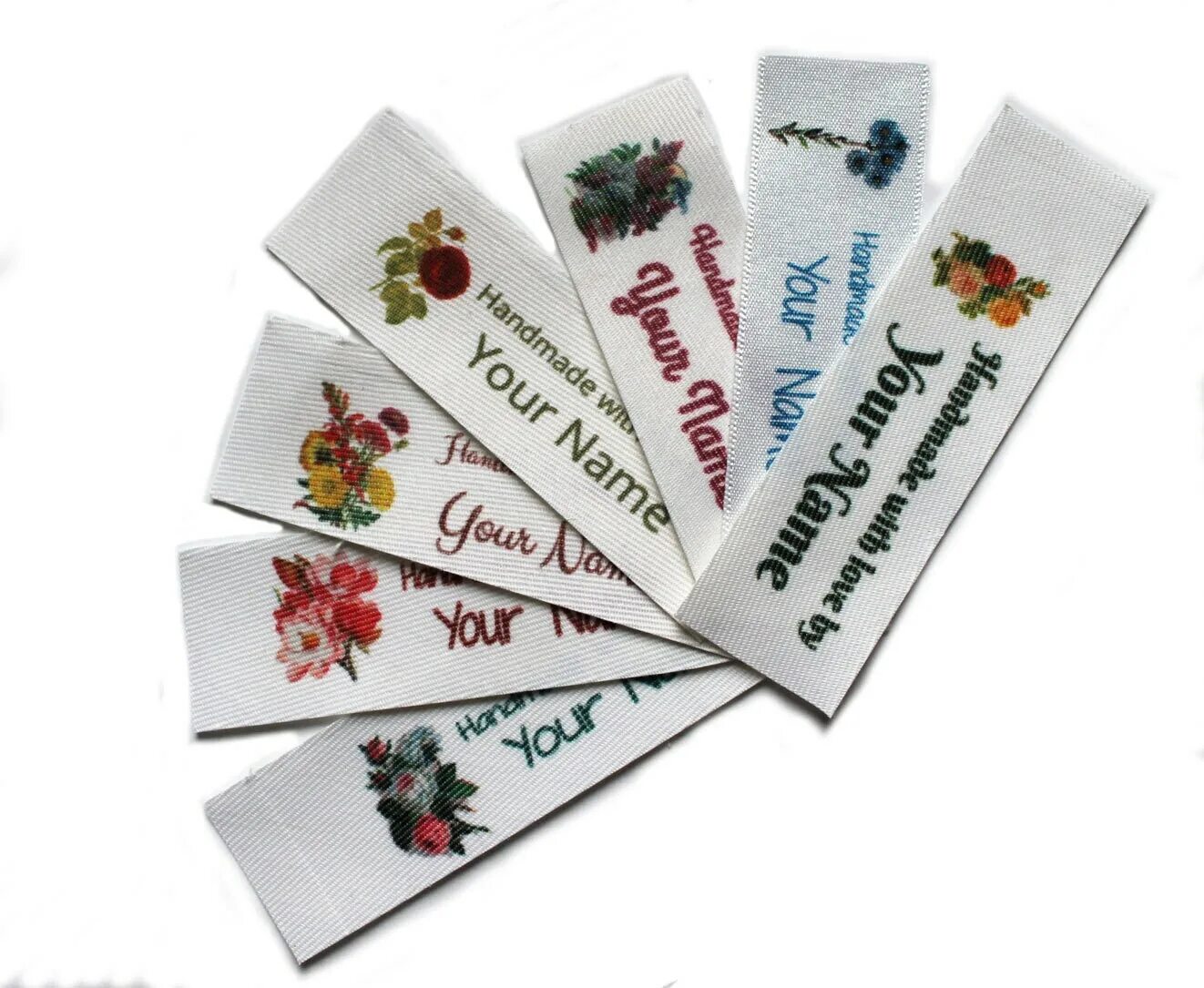 Brand Dress Labels. Only with "ob" Printed on the Label. Compilers, Dimensions, Sewn Labels and Textile Labels. Only tags