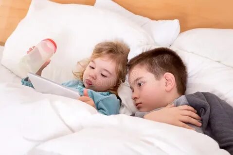 Child sharing bed