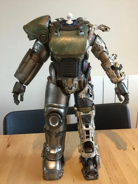 Т 45 купить. T-51 Power Armor. T 51 косплей Fallout. THREEZERO T-51. THREEZERO Fallout.