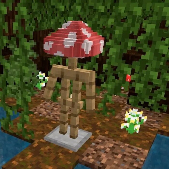 Поганка мухоморовна. Гриб в майнкрафте постройка. Скин мухомора. Скин мухомора. Грибная корова.