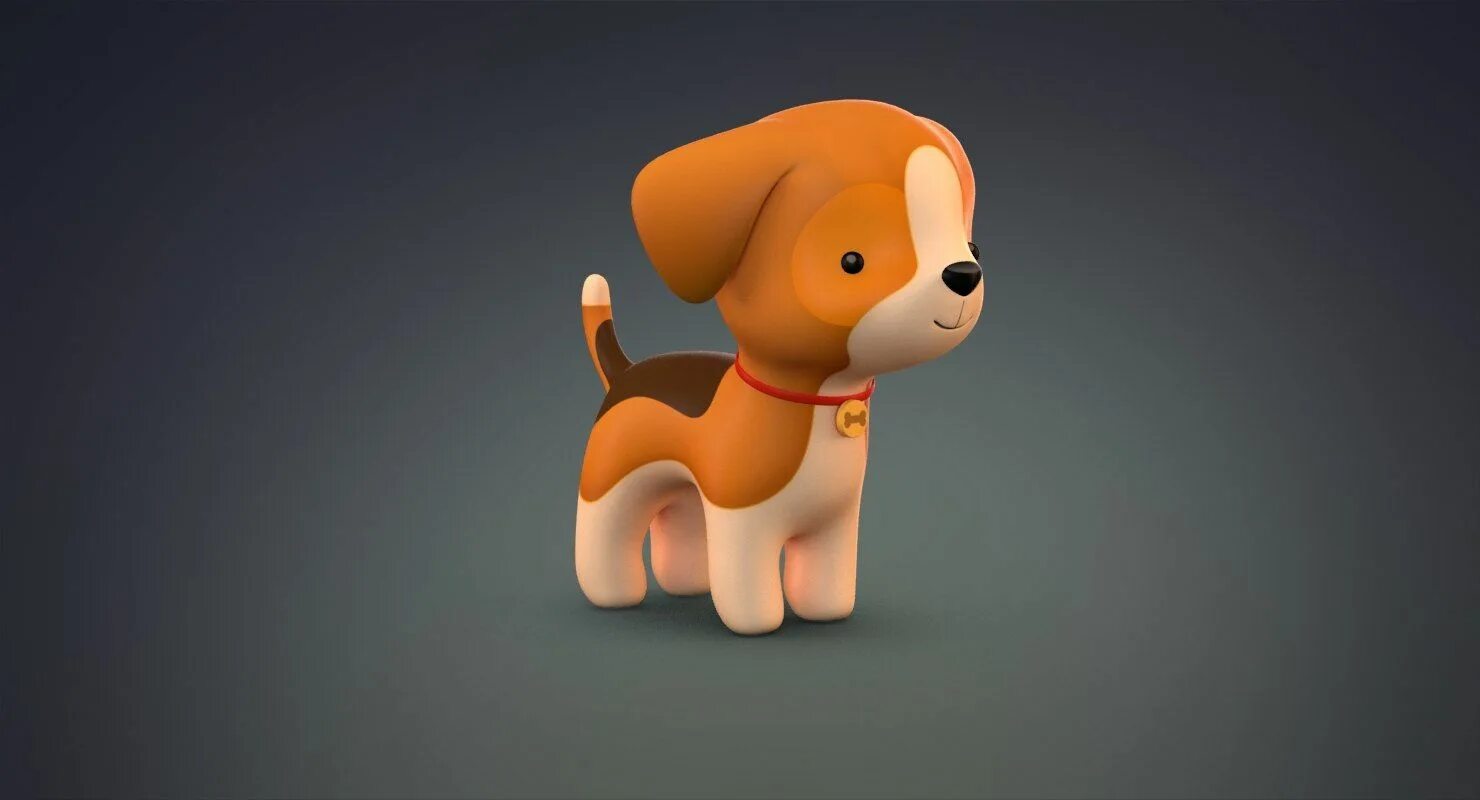 Собачка 3d. 3d пёск. Cartoon Dog 3d.