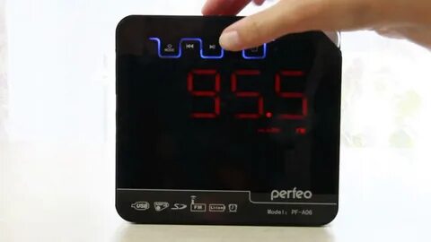Настройки часов perfeo