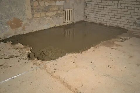 Стяжка по маякам