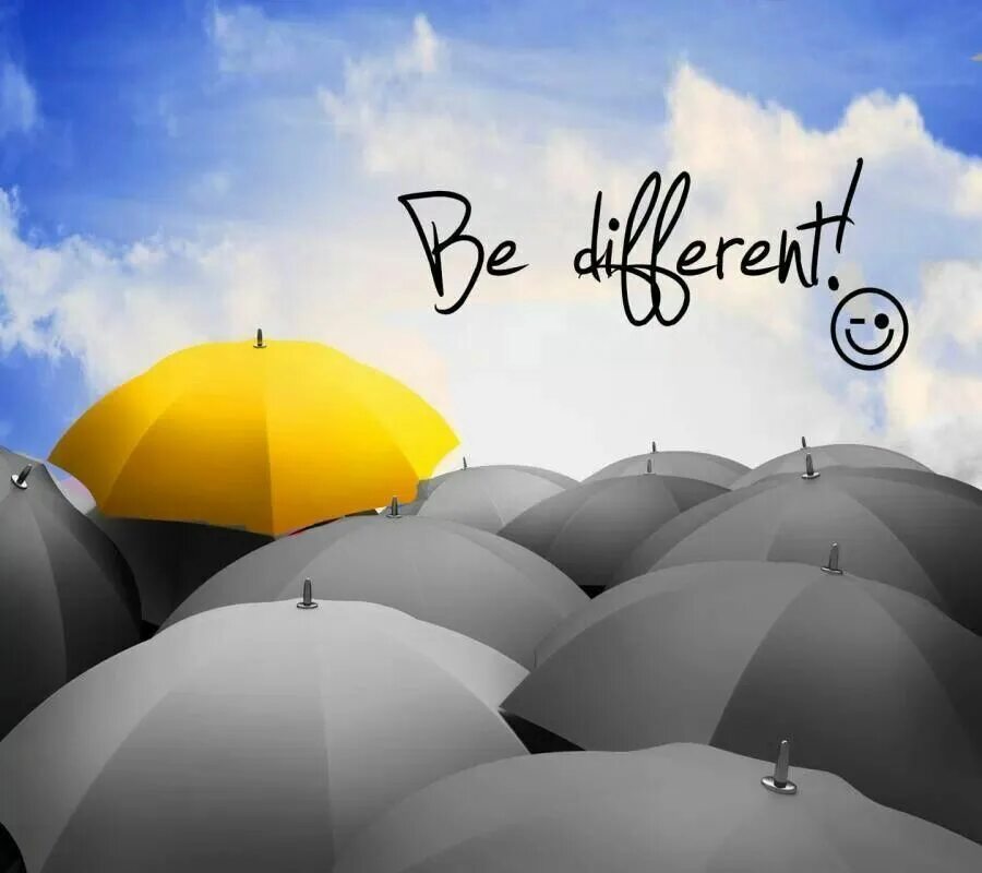 Be different. Be different Wallpaper.