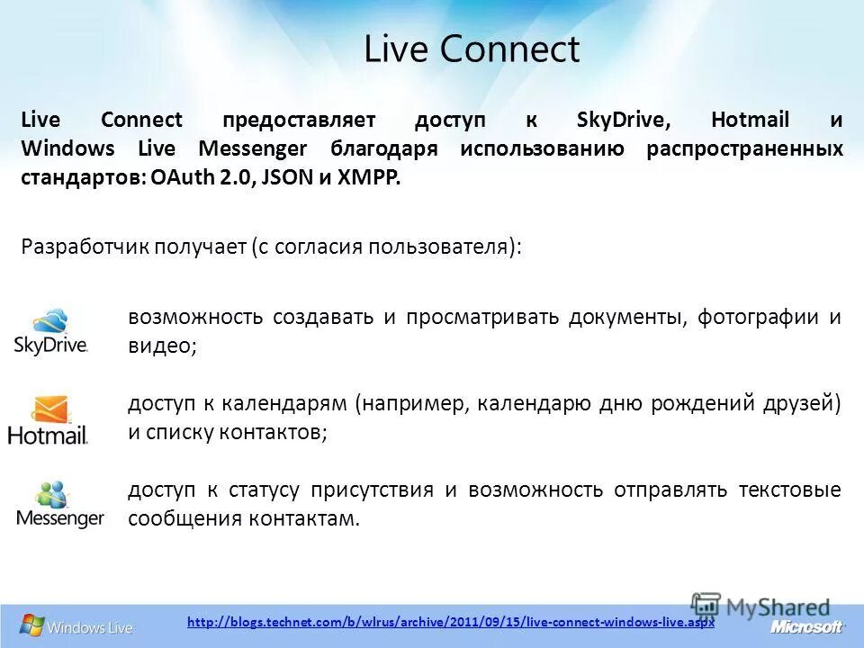 Live connection