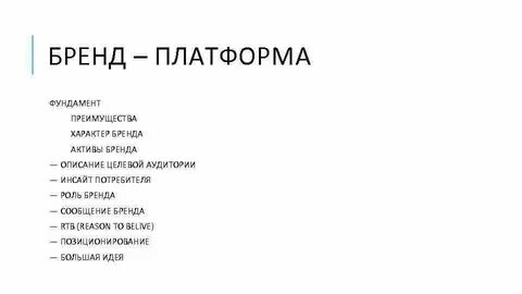 Характер бренда