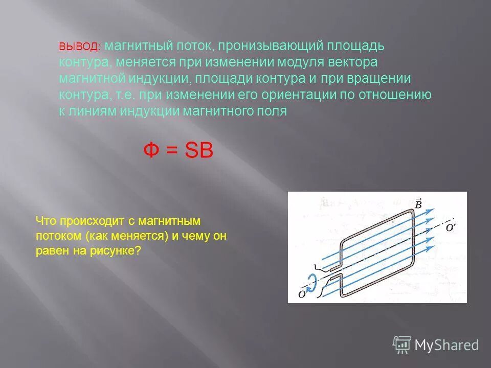 Запишите меняется ли магнитный поток. Магнитный поток пронизывающий стальной сердечник. Магнитный поток в контуре. Магнитный поток пронизывающий контур меняется при. Площадь контура магнитного потока.