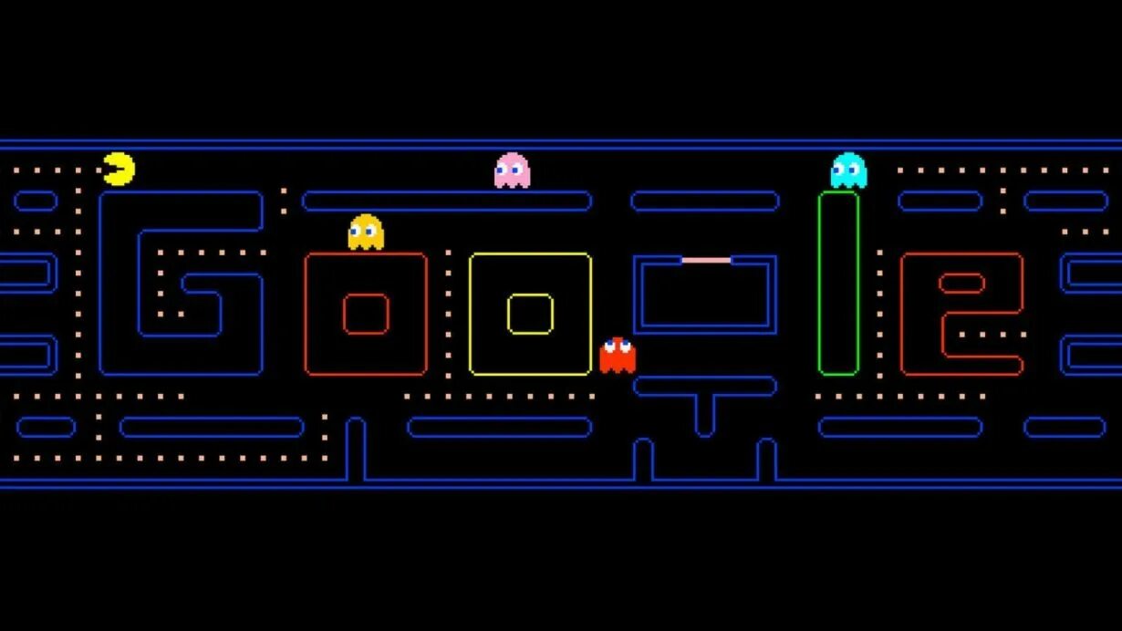 Новая игра гугл. Pacman 30th Anniversary. Pacman Google. Пакман новая игра. Дудл Пэкмен.