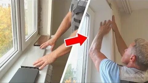 Как сделать пластиковые подоконники и откосы