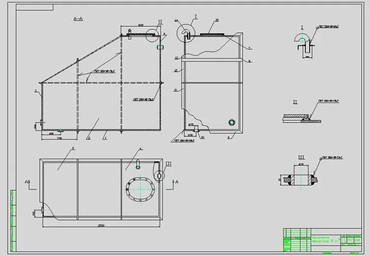 Пром баки. Чертеж емкости для ГСМ 5 м3. Емкость v=5м3 чертеж. Емкость металлическая прямоугольная чертеж. Стальные резервуары для канализации чертеж.