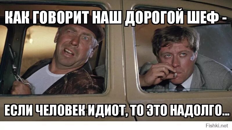 Если человек идиот это надолго. Как говорит дорогой шеф. Как говорит наш дорогой шеф если человек идиот то. Если человек дурак это надолго.