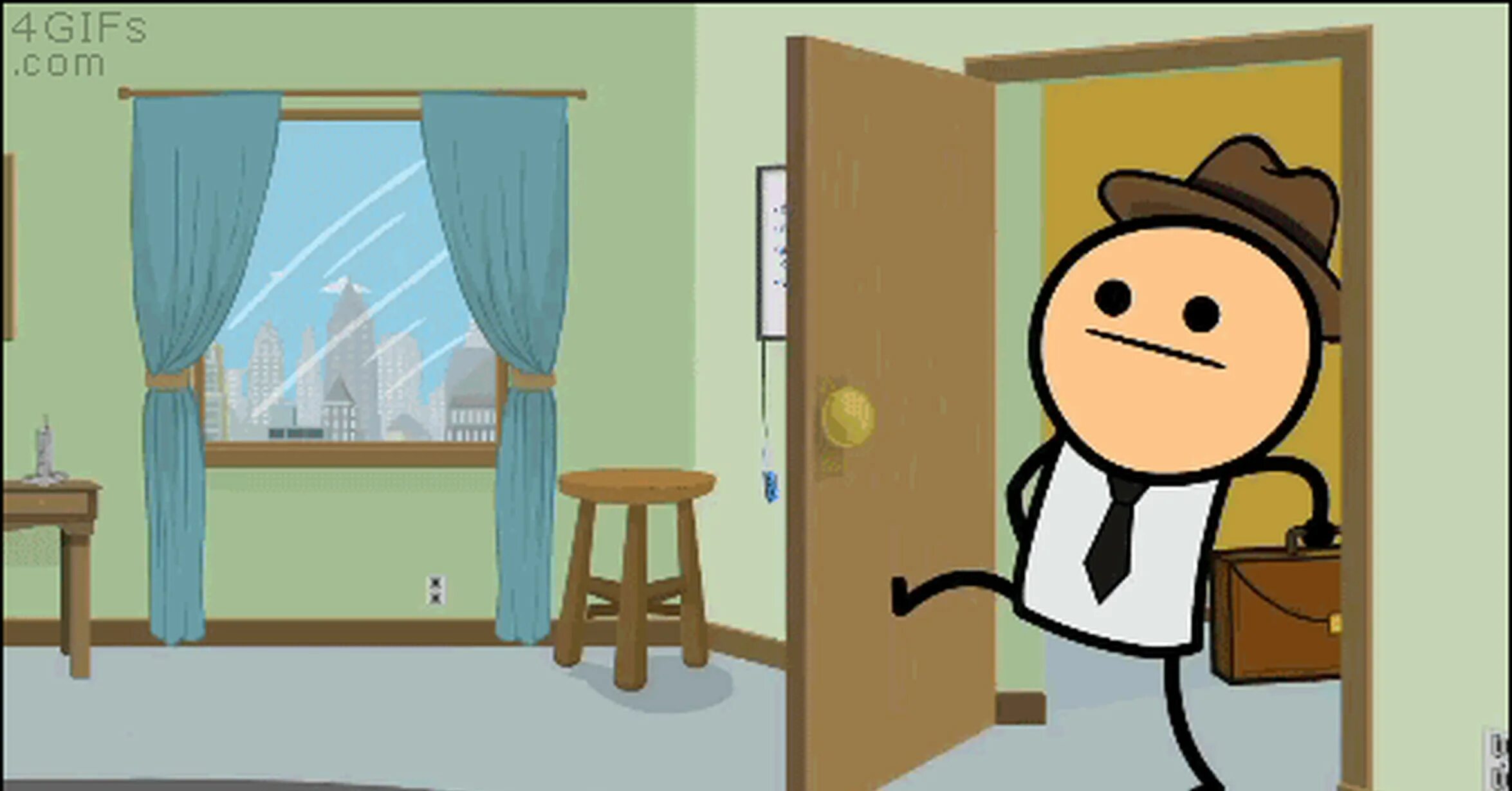 Getting home from work