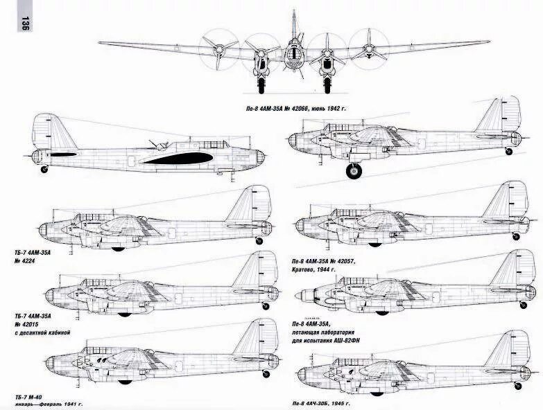 Pe-8, Long-range Heavy Bomber