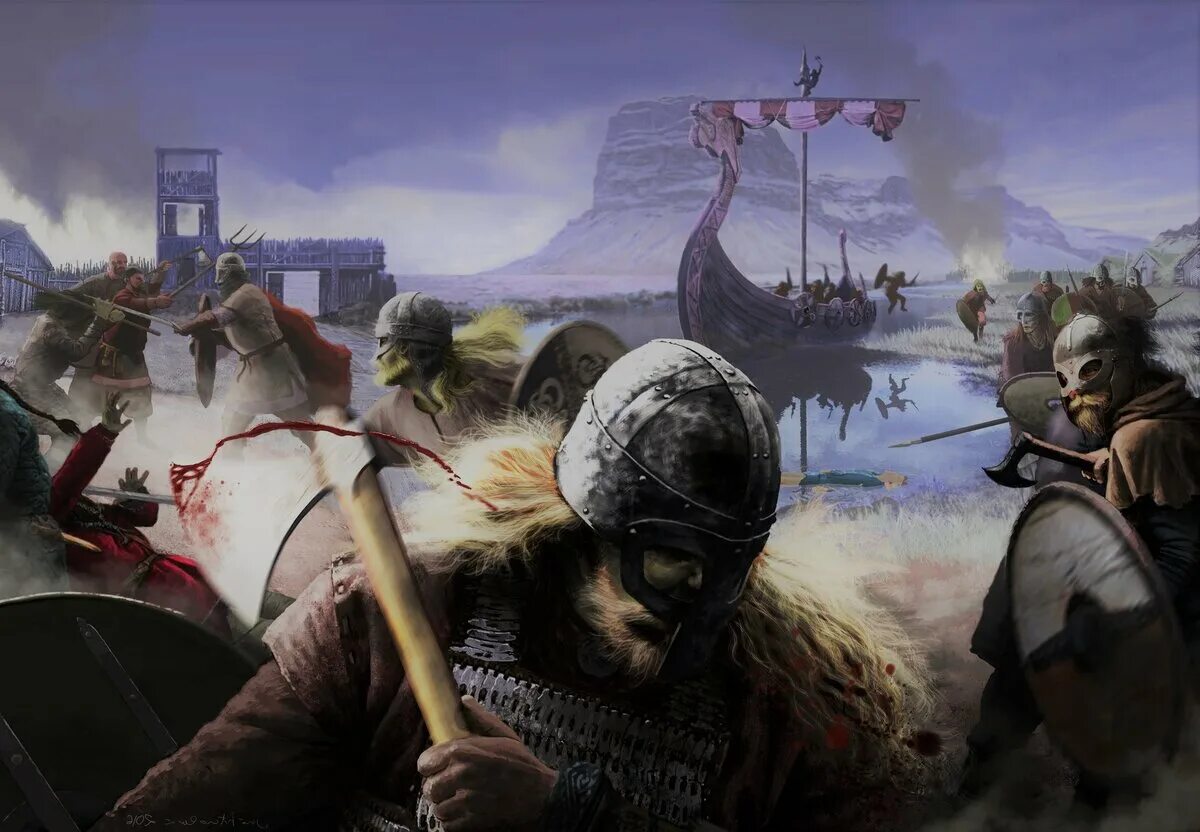 Нападение викингов на монастырь Линдисфарн. Монастырь Линдисфарн Викинги. Линдисфарн 793 нападение викингов. Викинги нападение на Линдисфарн.