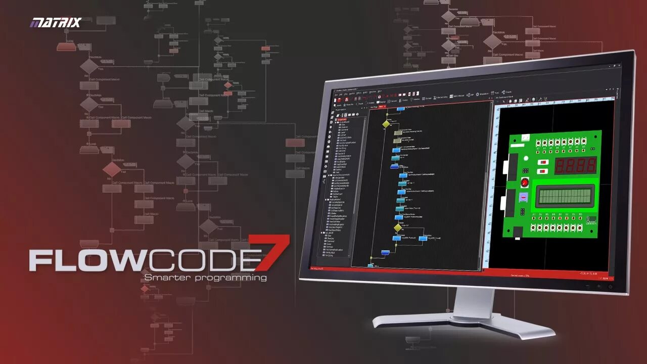 Flowcode. Матрицы в flowcode. Flowcode. Flowcode. Flowcode.