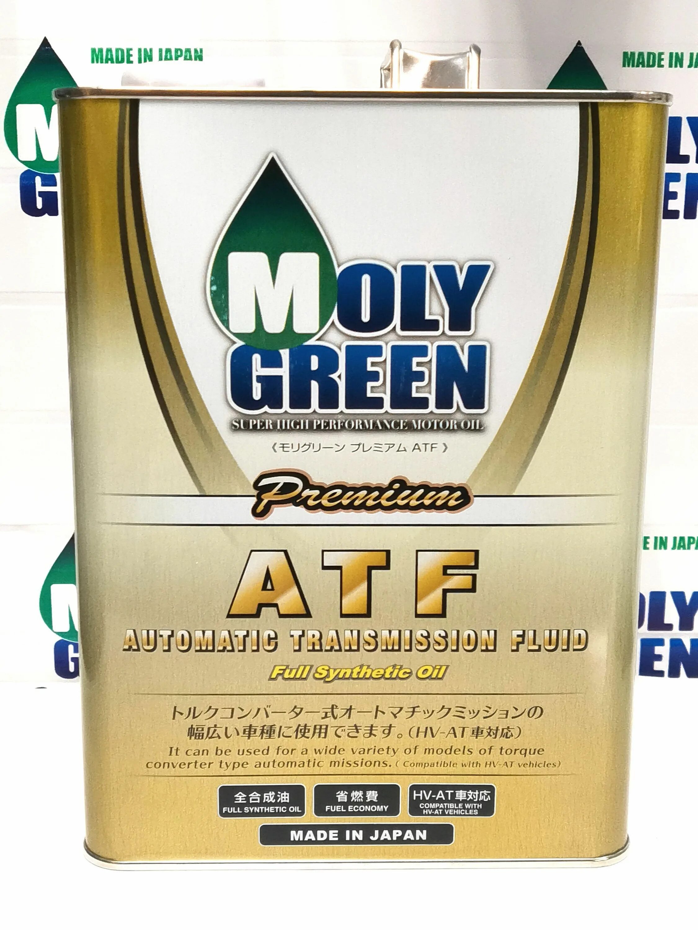 Atf premium. MOLYGREEN Premium ATF (4,0l). Moly Green ATF допуски. 0470163 Moly Green допуски. ATF зеленая.