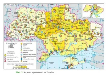 Пищевая промышленность карта