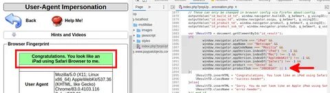 User agent chrome android