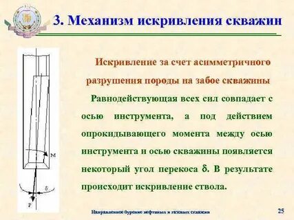 Искривление скважины