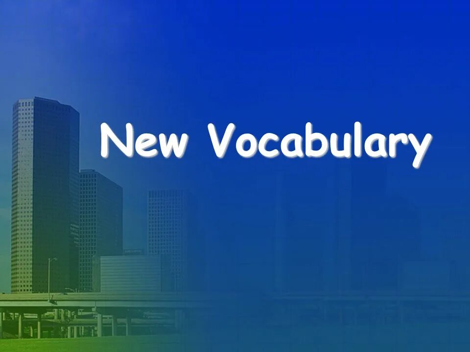 New Vocabulary. Learning New Vocabulary. Vocabulary logo. Learn new vocabulary