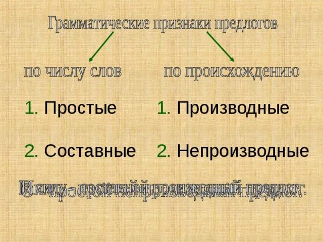 Неграмматические признаки предлогов. Грамматические признаки предлога. Морфологические признаки предлога. Грамматическая роль предлога. Морфологический разбор предлога в следствии