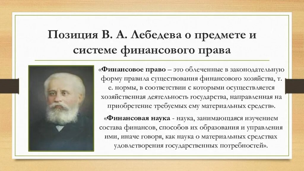 В А Лебедев финансовое право. Финансовое право презентация. Финансовое право понятие источники