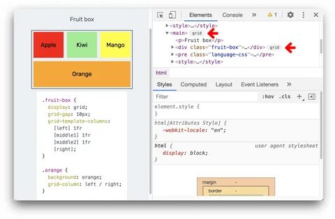 Display grid