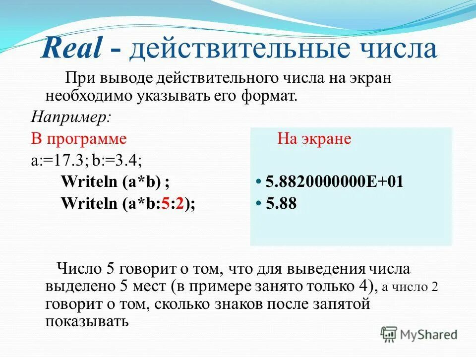 что называется действительным числом