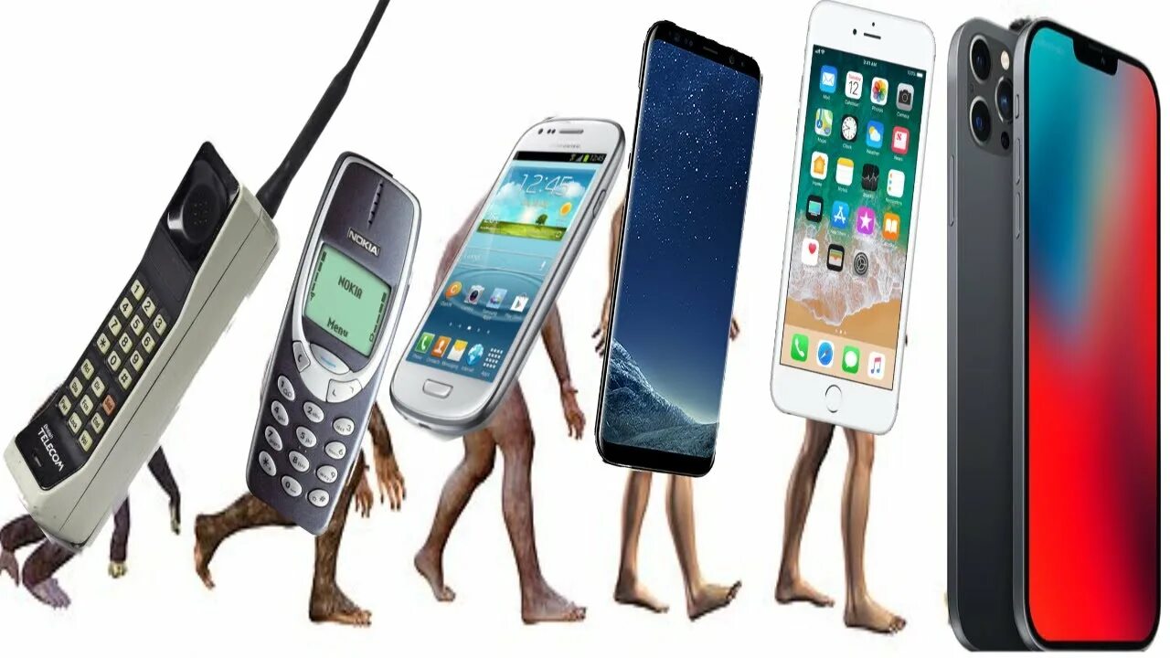 Старые новые мобильные телефоны. Эволюция сотовых телефонов. Первый смартфон. Развитие мобильных телефонов.