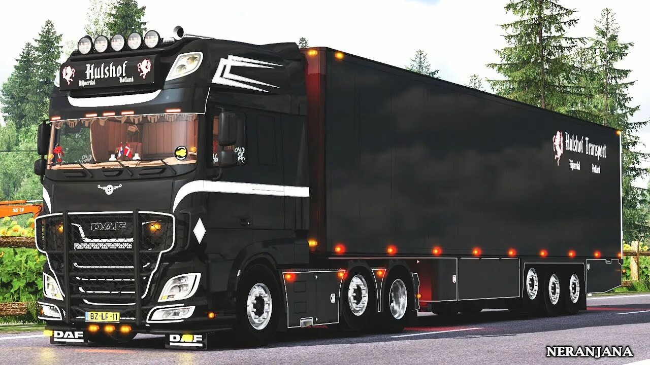 Мод етс 2 оплетка даф. Daf xf 106 етс 2. daf xf 106 euro 6. етс 2 даф. грузовики daf евро трак 2.