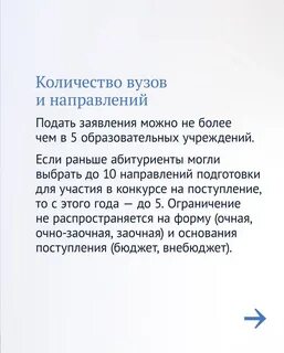 Изменения в правила приема 2023