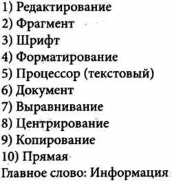 Обработка текстовой информации вопросы