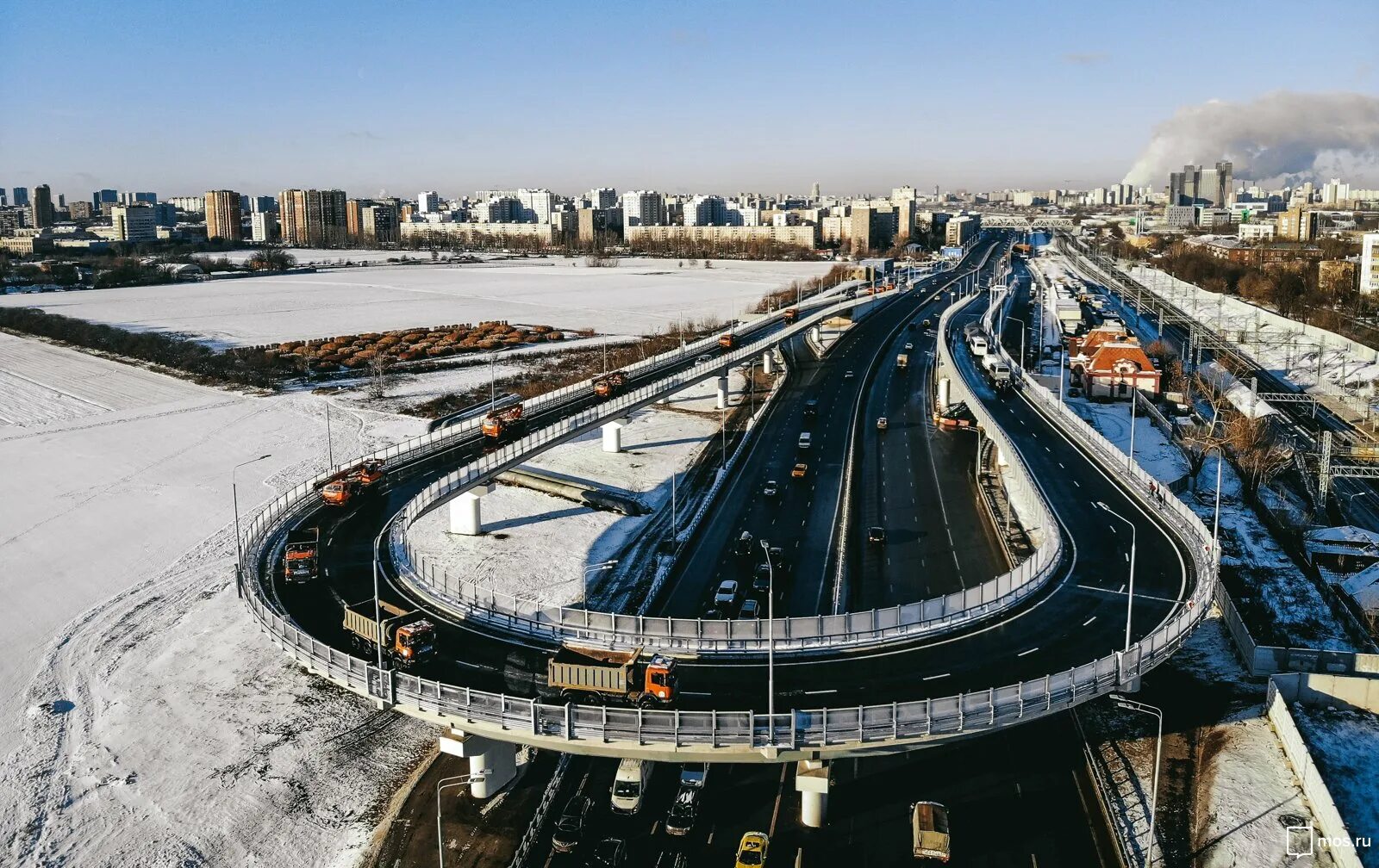 Московскому скоростному диаметру (мсд). Stroitelstvo dorog Москва. Московский скоростной диаметр. Разворотная эстакада. Новая эстакада