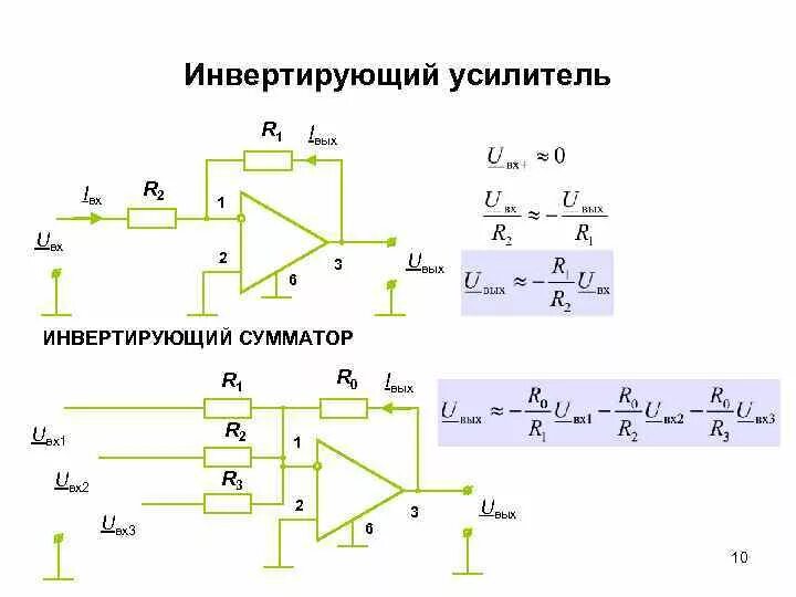 Сумматор на операционном усилителе