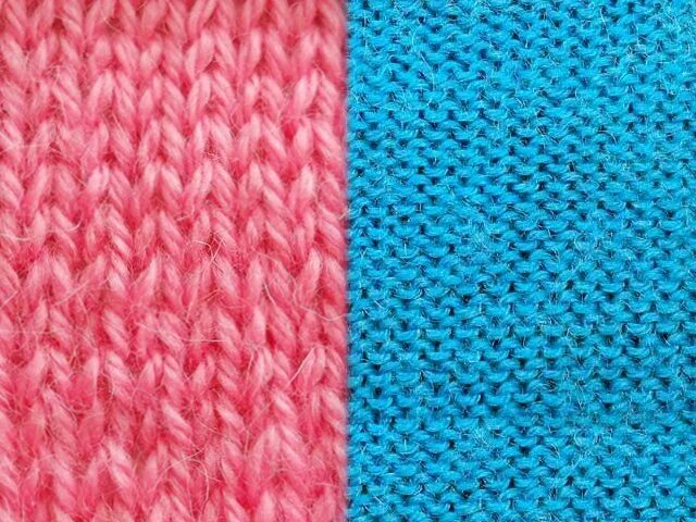 Лицевые петли чулочная вязка. Изнаночная платочная вязка. Полотно с лицевыми петлями. Лицевая гладь. Лицевая вязка.