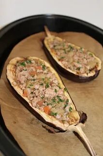 Фаршированные баклажаны с мясом
