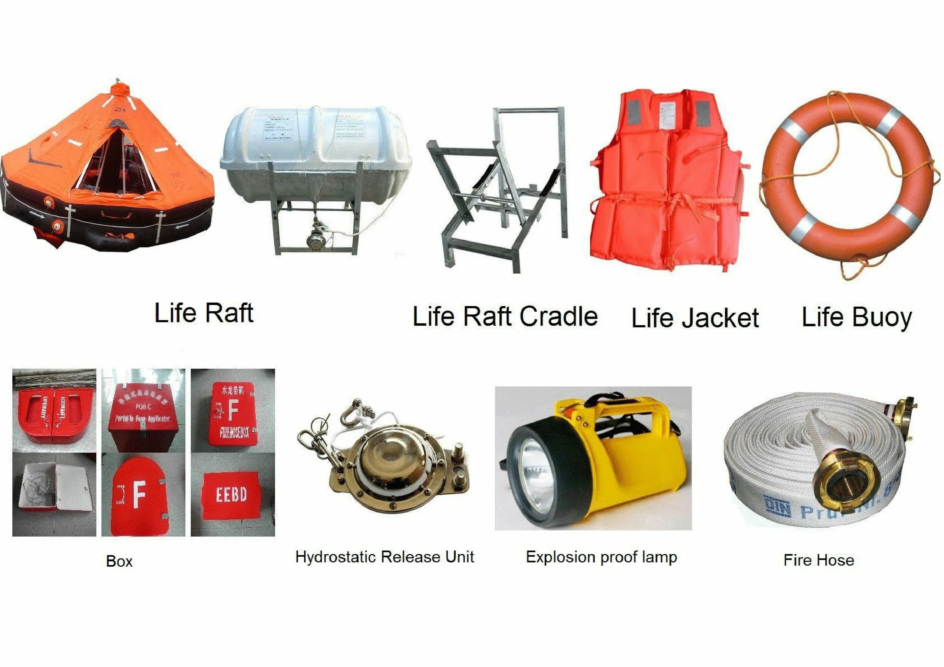 Спасательные средства на воде. Life saving Equipment. Safety Equipment на судне. Liferaft.