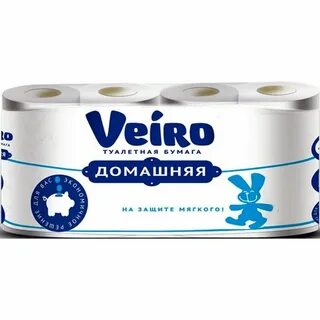 Туалетная бумага veiro домашняя