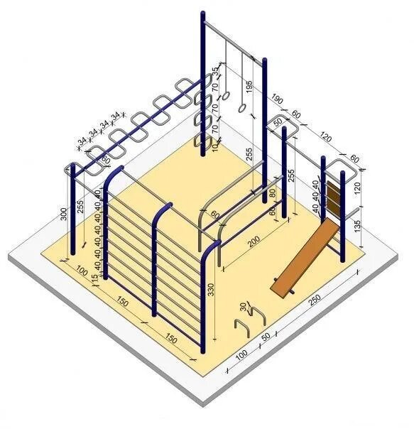 Проект воркаут площадки чертежи с размерами. Площадка для воркаута чертеж. Площадка воркаута габариты. Площадка для воркаута вид сверху. Требования к спортивным площадкам