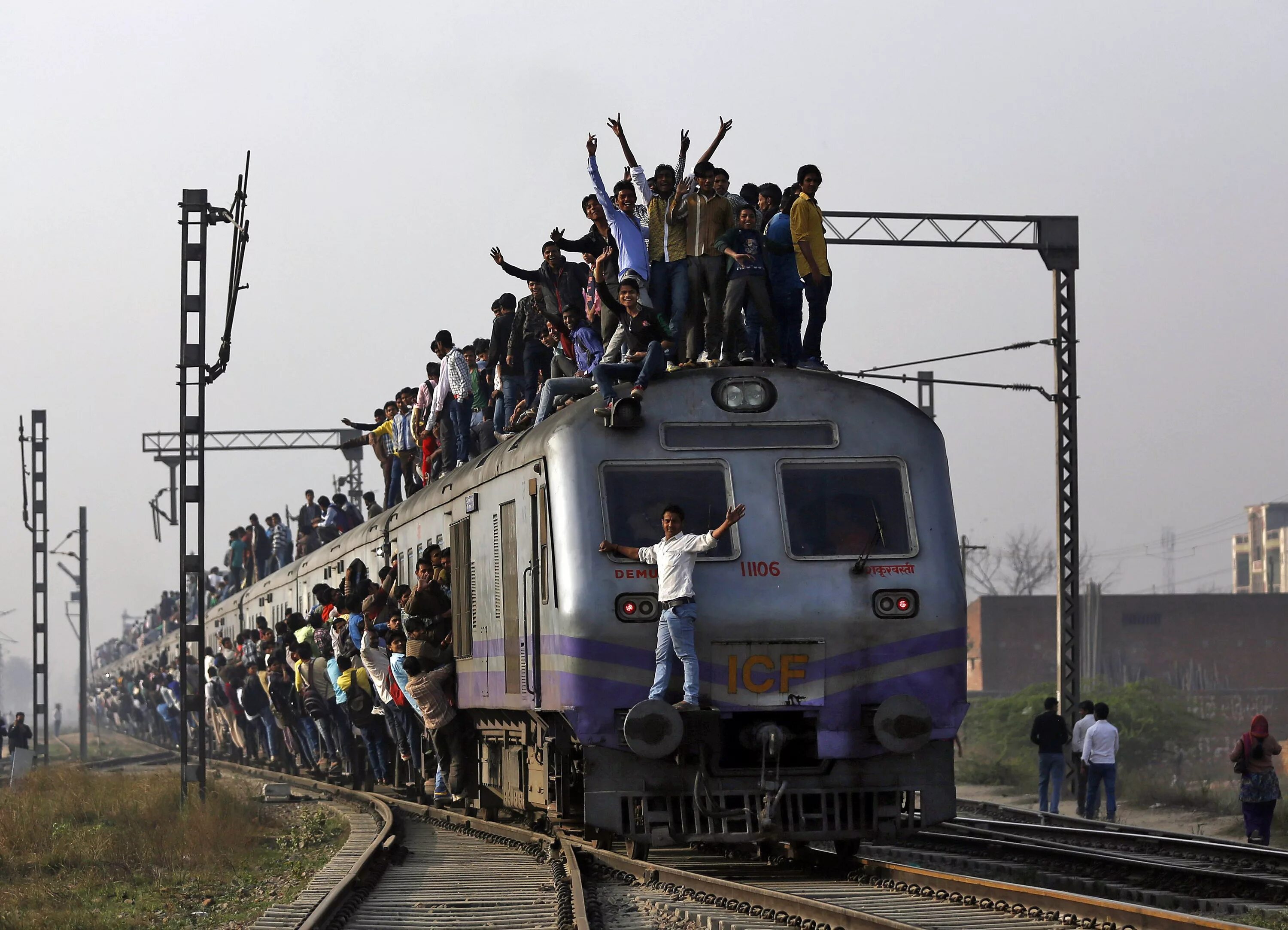 Train forced